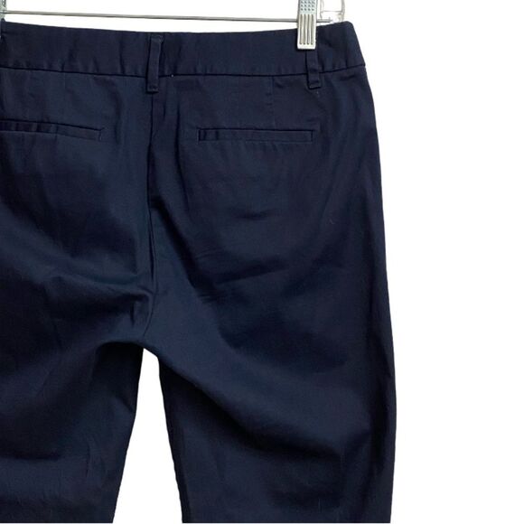 J. Crew Stretch Women's Dress Pants Size 2 Navy Blue Office Collegiate Preppy - Picture 9 of 16